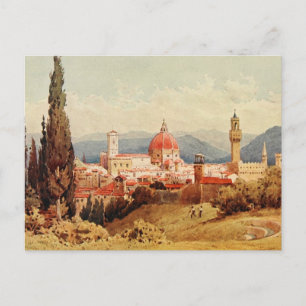 Antike Vintage Italien Florenz Boboli-Gärten Postkarte