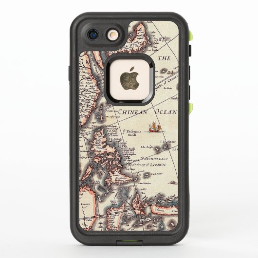 Antike Vintage Karte des Chinesischen Meeres Circa (Rückseite)