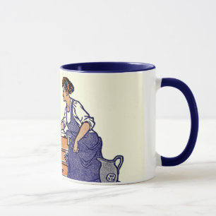 Antike Vintage-Küchen-Kochtasse Tasse