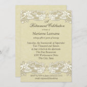 Antike, Vintage Lebensruhe Einladung (Vorne/Hinten)