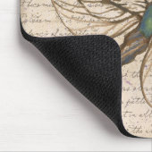 Antike Vintage Libellen-Mauspad Mousepad (Ecke)