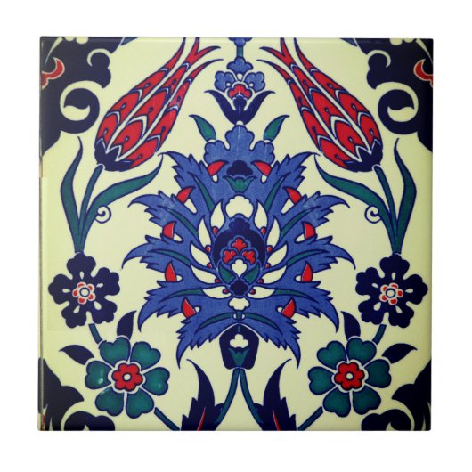 Antike Vintage Mosaik Fliese (Vorderseite)