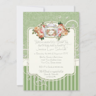 Antike Vintage-Rosen Florales Bouquet Moderne Schw Einladung