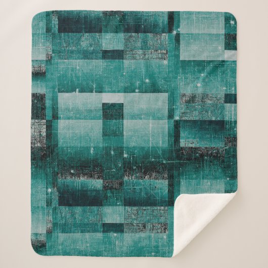 Antike Vintage Textur Hintergrundabstraktion, geal Sherpadecke (Vorderseite)