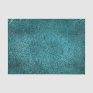 Antike Vintage-Textur Türkis Kratzer Seidenpapier