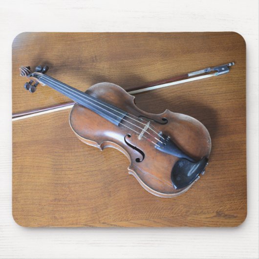 Antike Violine Mousepad (Vorne)