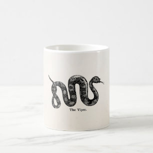 Antike Viper Schlange aus dem 19. Jahrhundert Gift Kaffeetasse