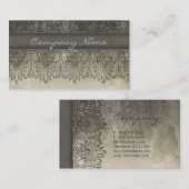 Antike Visitenkarte (Vorne/Hinten)