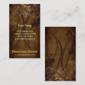 Antike Visitenkarte Browns (Vorne/Hinten)