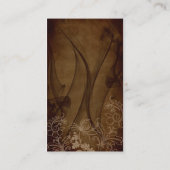 Antike Visitenkarte Browns (Rückseite)