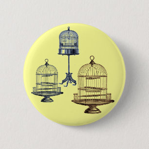 Antike Vogelkäfige Button