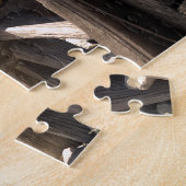 Antike Wagenräder aus Holz Puzzle (Seite)