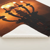 Antike Wandleuchte Sherpadecke (3/4)