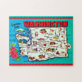 Antike Washington-Karte Puzzle