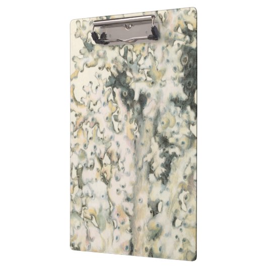 Antike Wasserfarbenkoralle Klemmbrett (Links)