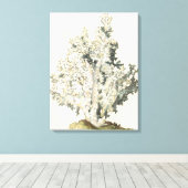 Antike Wasserfarbenkoralle Leinwanddruck (Insitu (Holzboden))