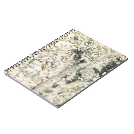 Antike Wasserfarbenkoralle Notizblock (Linke Seite)