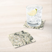 Antike Wasserfarbenkoralle Rechteckiger Pappuntersetzer (Vor Ort)