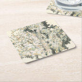 Antike Wasserfarbenkoralle Rechteckiger Pappuntersetzer (angewinkelt)