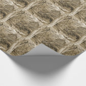 Antike Wasserrad Geschenkpapier (Ecke)
