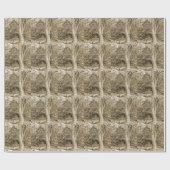 Antike Wasserrad Geschenkpapier (Flach)