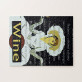 Antike Weinposter Puzzle (Horizontal)