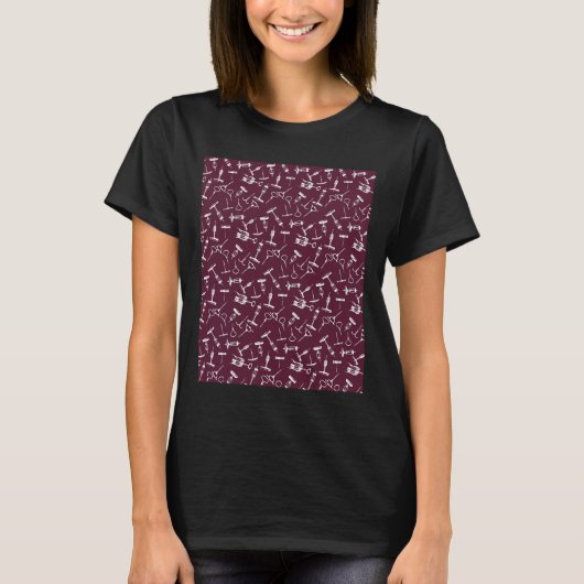 Antike Weinschrauben Graphic T-Shirt (Vorderseite)