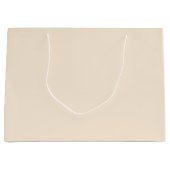 Antike weiße große Geschenktasche - Single-Farbges Geschenktüte (Vorderseite)