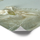 Antike Weiße Hochzeit Poster (Ecke)