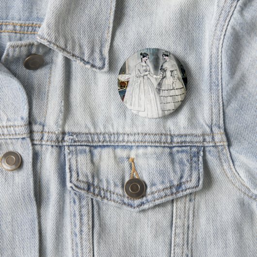 Antike weiße Hochzeitskleider Button (Beispiel)