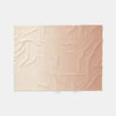 Antike, weiße und antike Brass strahlende Farben Fleecedecke (Vorderseite (Horizontal))