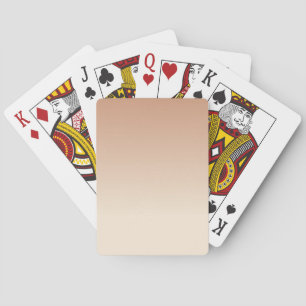 Antike, weiße und antike Brass strahlende Farben Spielkarten
