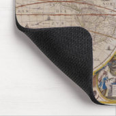 Antike Weltkarte 2 Mousepad (Ecke)