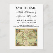 Antike Weltkarte #4 Ankündigungspostkarte (Vorderseite)