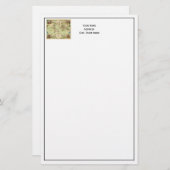 Antike Weltkarte #4 Briefpapier (Vorne/Hinten)