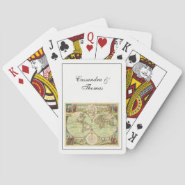 Antike Weltkarte #4 Spielkarten