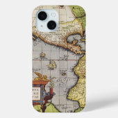 Antike Weltkarte Amerikas von Abraham Ortelius Case-Mate iPhone Hülle (Rückseite)