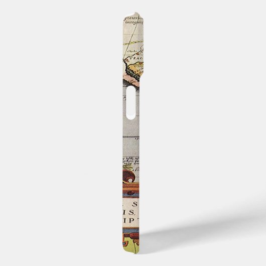 Antike Weltkarte Amerikas von Abraham Ortelius Case-Mate iPhone Hülle (Rückseite / Rechts)