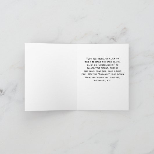 Antike Weltkarte, bedrückte BG Vielen Dank Dankeskarte (Innenseite)