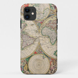 Antike Weltkarte Case-Mate iPhone Hülle