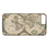 Antike Weltkarte Case-Mate iPhone Hülle (Rückseite (Horizontal))