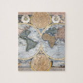 Antike Weltkarte cool Puzzle (Vertikal)