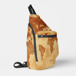 Antike Weltkarte Crossbody Bag