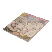 Antike Weltkarte Fliese (Seite)