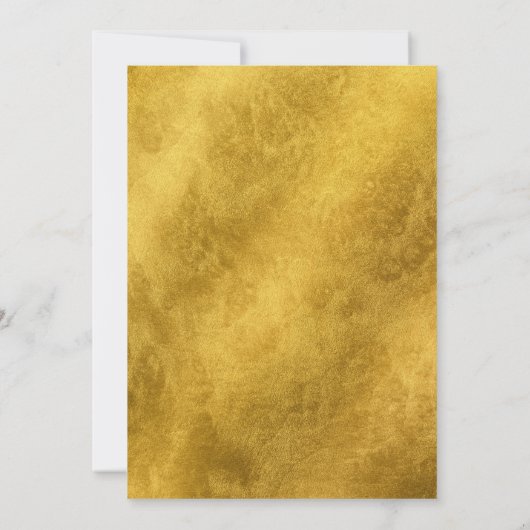 Antike Weltkarte Golden Tor Save The Date (Rückseite)