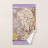 Antike Weltkarte Handtuch (Handtuch)