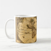 Antike Weltkarte Kaffeetasse (Links)
