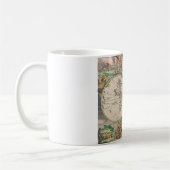 Antike Weltkarte Kaffeetasse (Links)