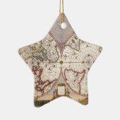 Antike Weltkarte Keramik Ornament (Rechts)