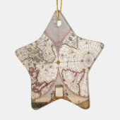 Antike Weltkarte Keramik Ornament (Links)